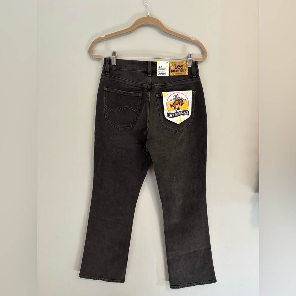 Daydreamer/Lee high rise, crop boot, cut jeans.NWT